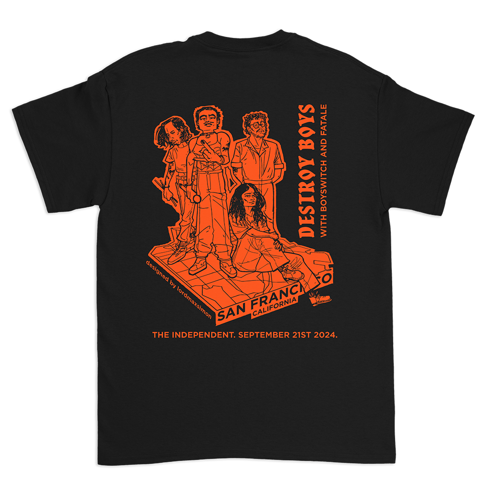 Destroy Boys SF Gig Tee