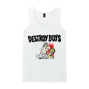 Axe White Tank Top